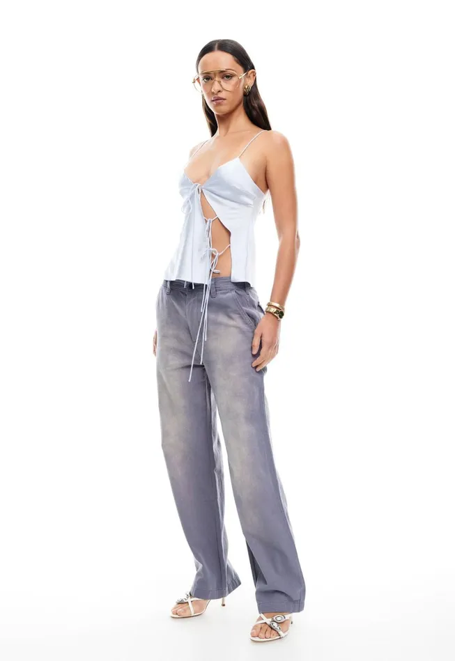 Women Lioness Fashion Tops MARIAH CAMI Pale Blue Women Lioness Fashion Tops MARIAH CAMI Pale Blue