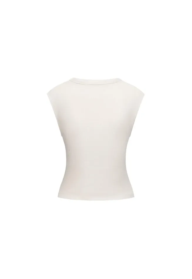 Women Lioness Fashion Tops MOSS TIE TOP Porcelain Women Lioness Fashion Tops MOSS TIE TOP Porcelain