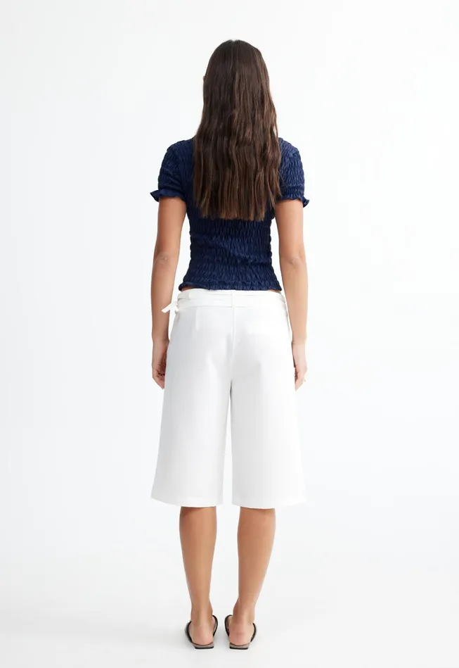 Women Lioness Fashion Tops SCRUNCHED SPECTATE TOP Indigo Women Lioness Fashion Tops SCRUNCHED SPECTATE TOP Indigo