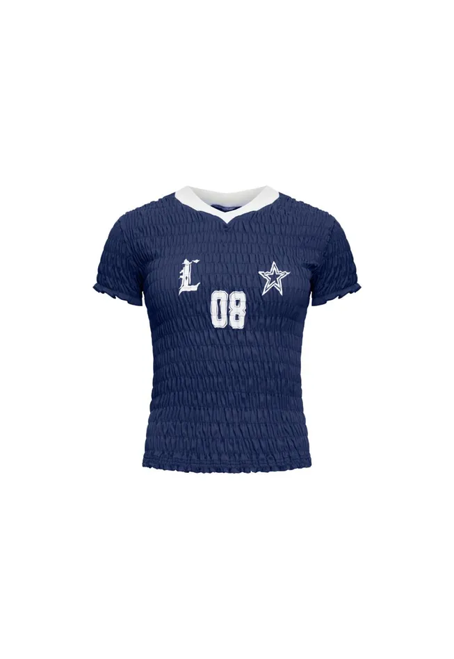 Women Lioness Fashion Tops SCRUNCHED SPECTATE TOP Indigo Women Lioness Fashion Tops SCRUNCHED SPECTATE TOP Indigo