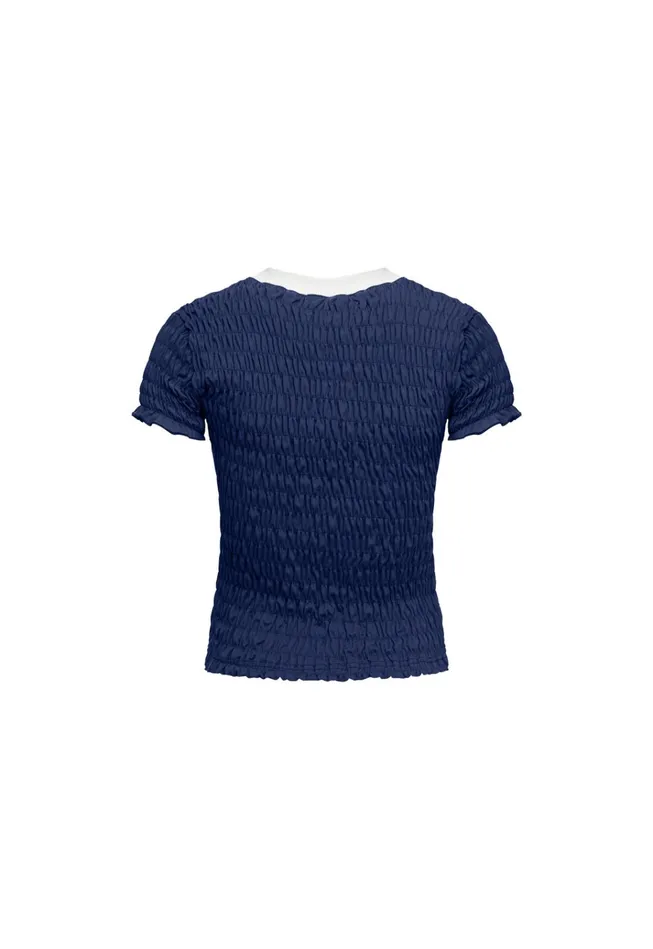 Women Lioness Fashion Tops SCRUNCHED SPECTATE TOP Indigo Women Lioness Fashion Tops SCRUNCHED SPECTATE TOP Indigo