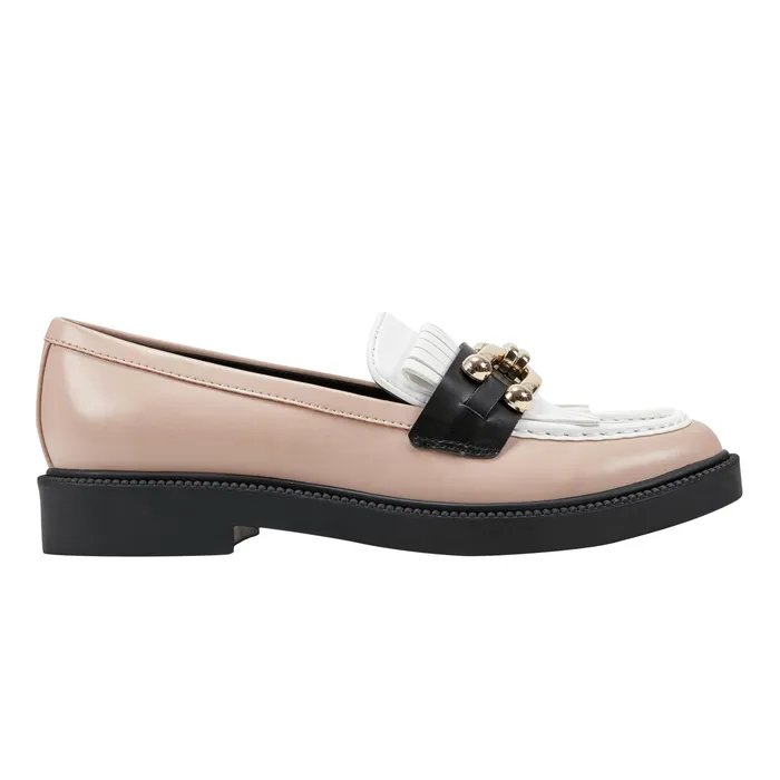 Women Loafers and Flats Marc Fisher Calisto Loafer NaturalWhiteBlack
