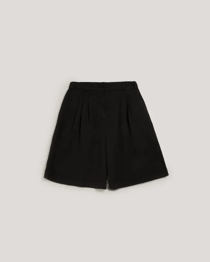 Women Long Walking Short Black YMC Skirts and Shorts