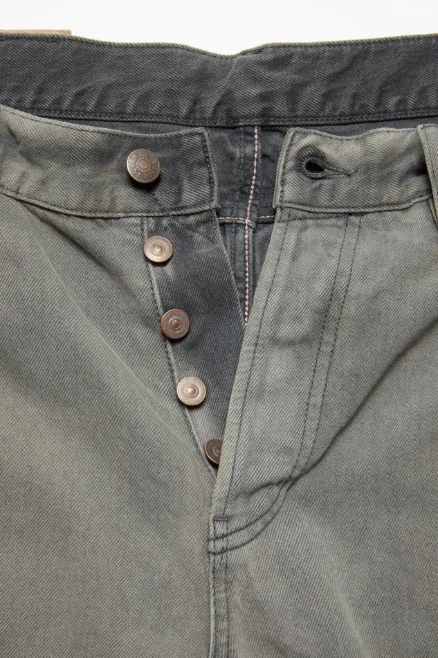 Women Loose Fit Jeans 8211 1981F Anthracite Grey Acne Studios Jeans
