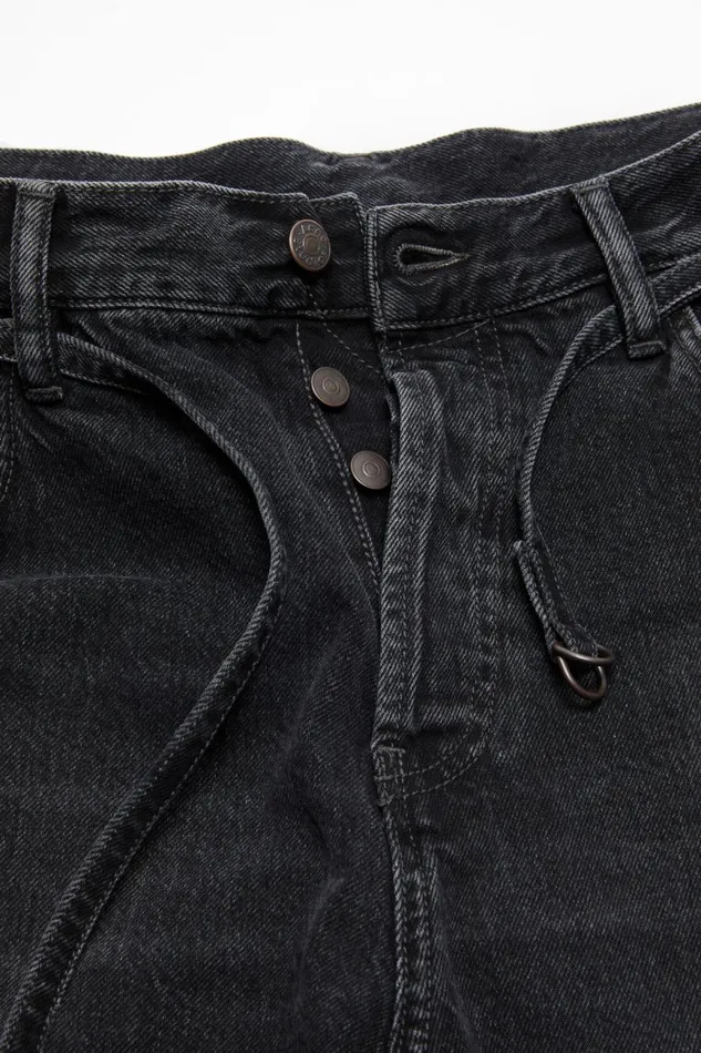Women Loose Fit Jeans 8211 1991 Toj Black Acne Studios Jeans