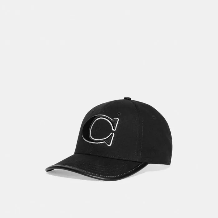 WomenMen Baseball Hat Black Coach Hats Scarves and Gloves