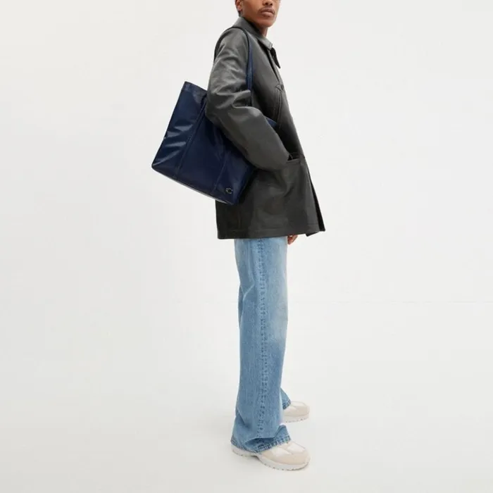 WomenMen Hall Tote 33 Deep Blue Coach Totes and Carryalls