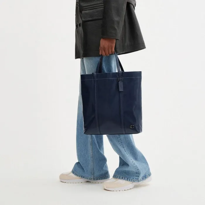 WomenMen Hall Tote 33 Deep Blue Coach Totes and Carryalls