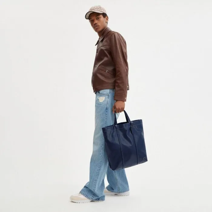 WomenMen Hall Tote Deep Blue Coach Totes and Carryalls