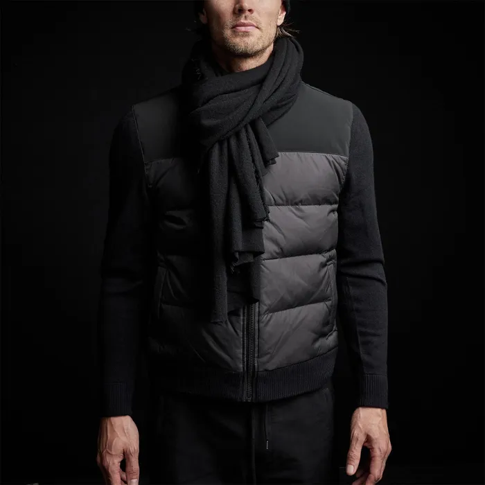 WOMENMEN James Perse SCARVES Recycled Cashmere Blend Solid Scarf Black