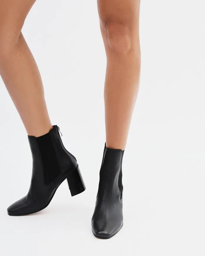 Women MID ANKLE BOOTS jomercer Diamond mid ankle boots black leather Women MID ANKLE BOOTS jomercer Diamond mid ankle boots black leather