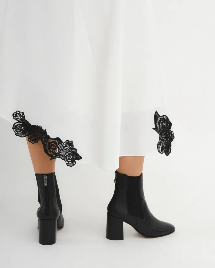 Women MID ANKLE BOOTS jomercer Diamond mid ankle boots black leather Women MID ANKLE BOOTS jomercer Diamond mid ankle boots black leather