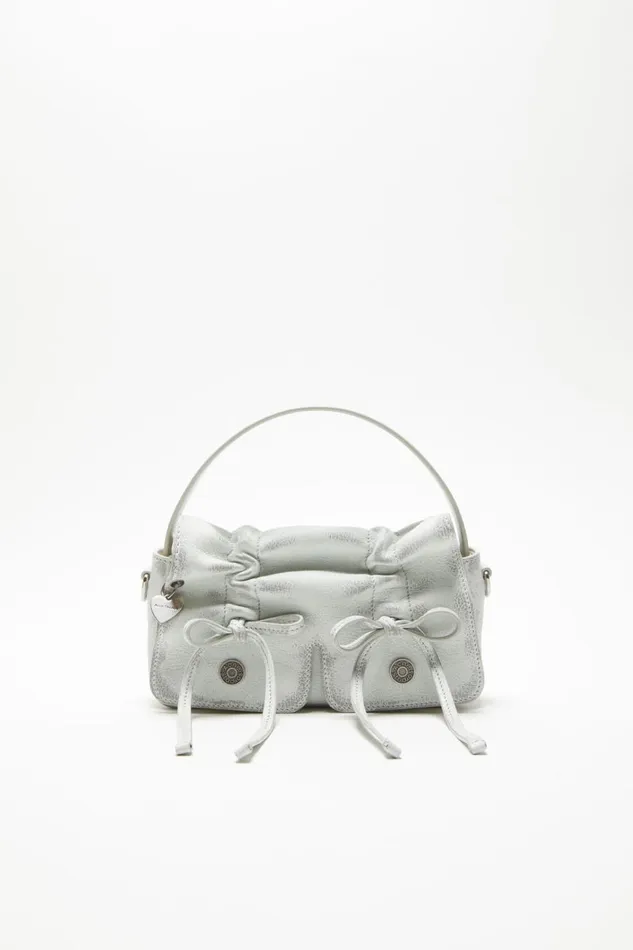 Women Multipocket Micro Bag Whitegrey Acne Studios Bags