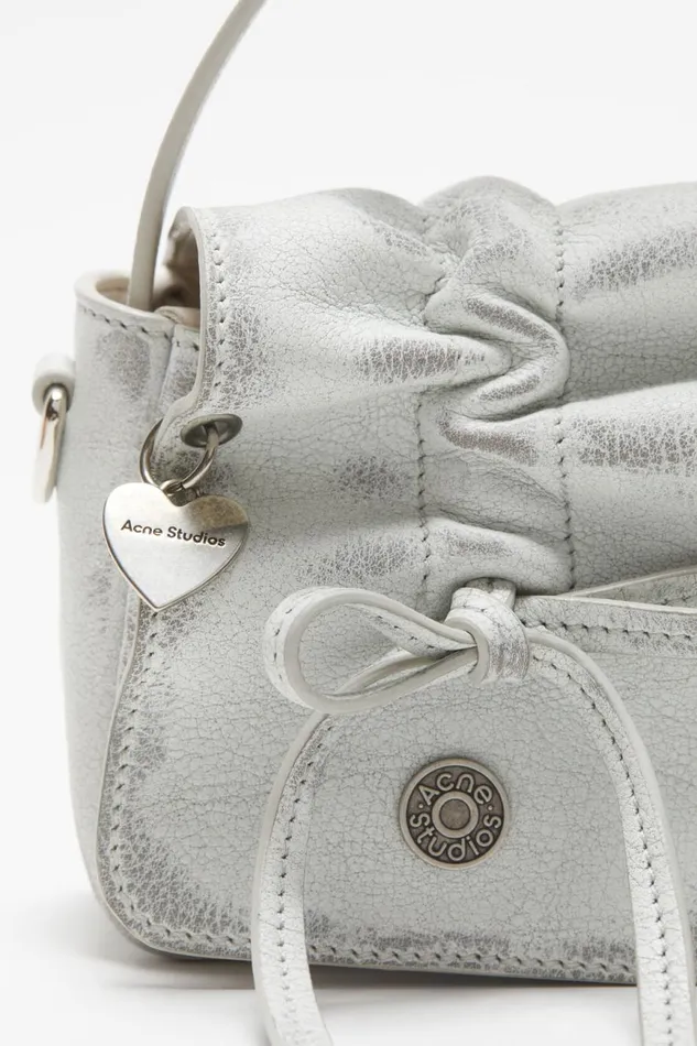 Women Multipocket Micro Bag Whitegrey Acne Studios Bags