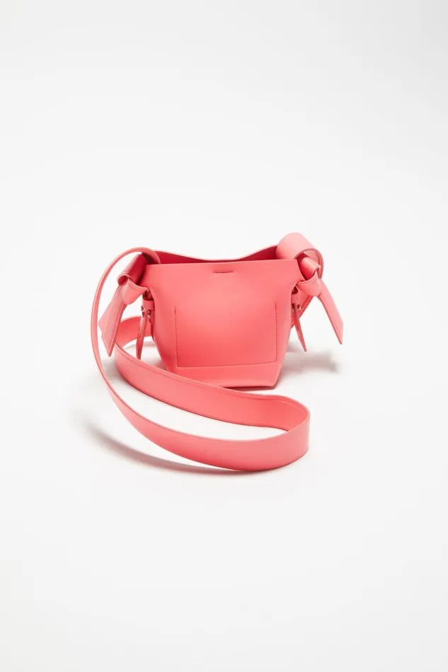Women Musubi Micro Tote Electric Pink Acne Studios Bags