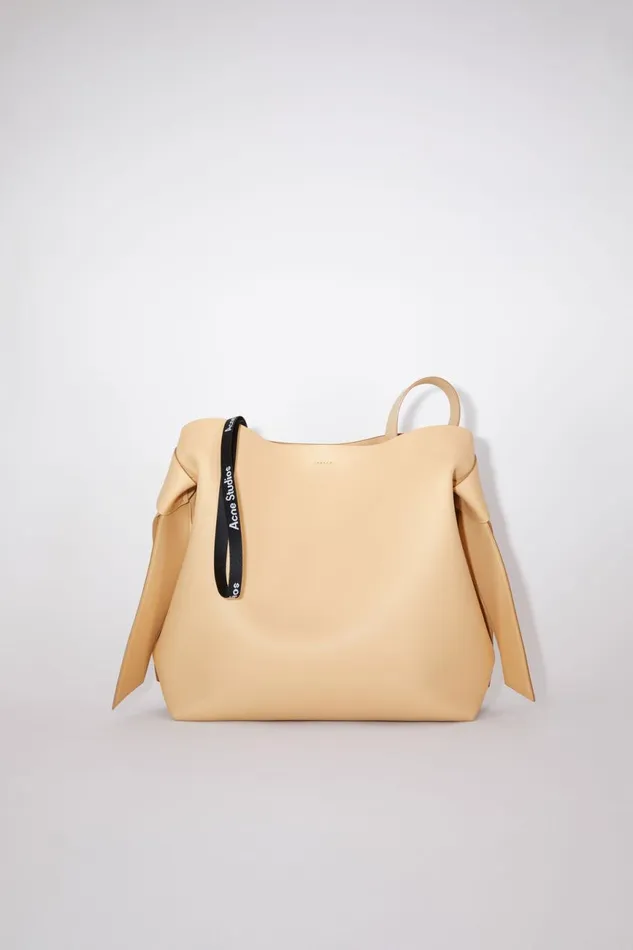 Women Musubi Midi Shoulder Bag Dune Beige Acne Studios Bags