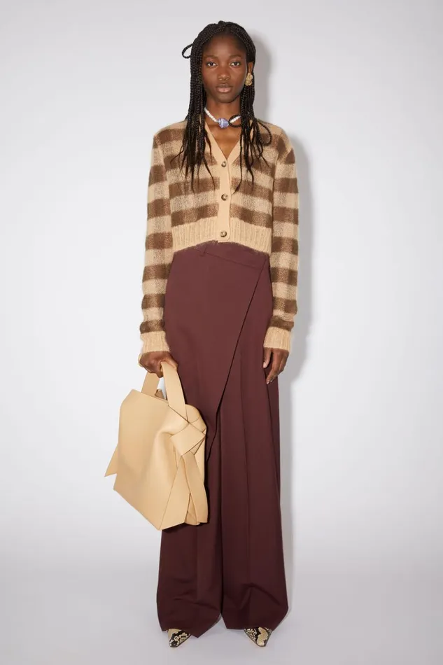Women Musubi Midi Shoulder Bag Dune Beige Acne Studios Bags