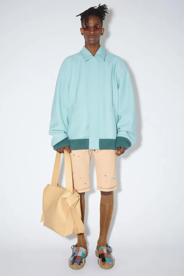 Women Musubi Midi Shoulder Bag Dune Beige Acne Studios Bags