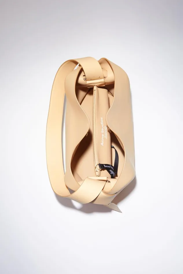 Women Musubi Midi Shoulder Bag Dune Beige Acne Studios Bags
