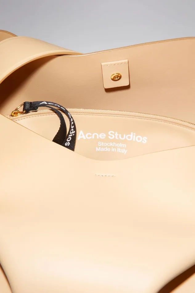 Women Musubi Midi Shoulder Bag Dune Beige Acne Studios Bags