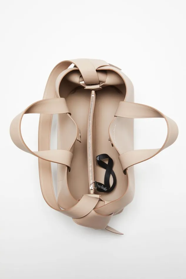 Women Musubi Midi Tote Taupe Beige Acne Studios Bags