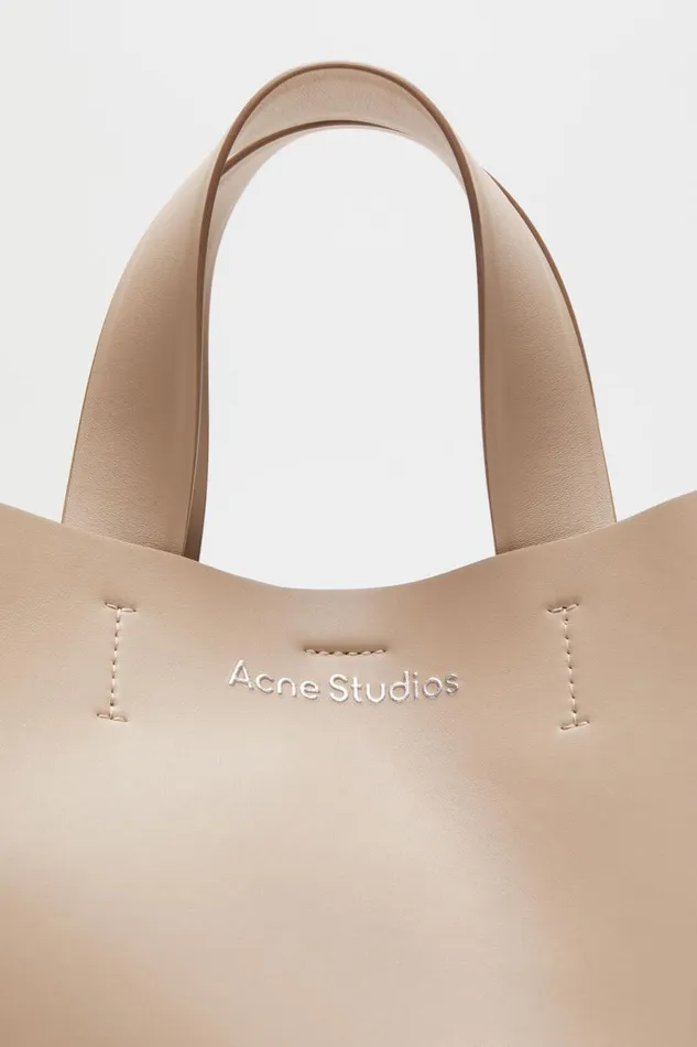 Women Musubi Midi Tote Taupe Beige Acne Studios Bags