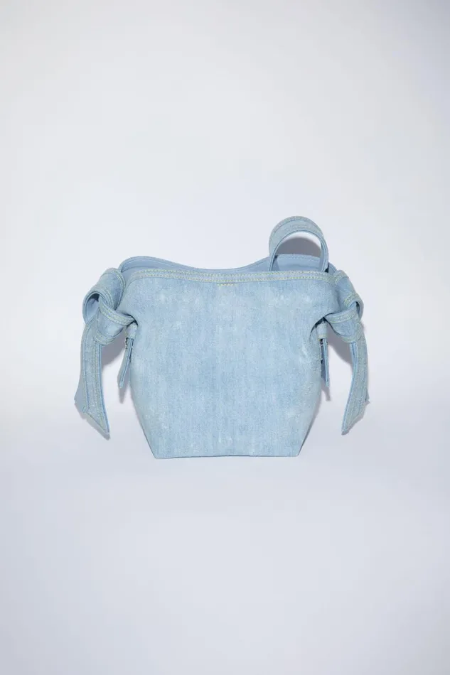 Women Musubi Mini Shoulder Bag Light Blue Acne Studios Bags