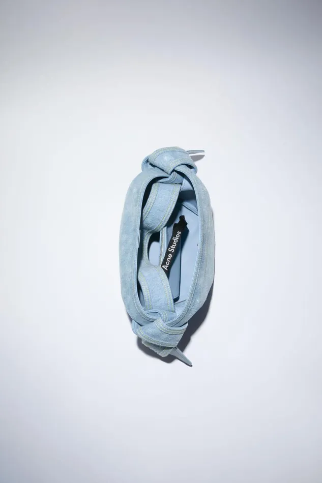 Women Musubi Mini Shoulder Bag Light Blue Acne Studios Bags