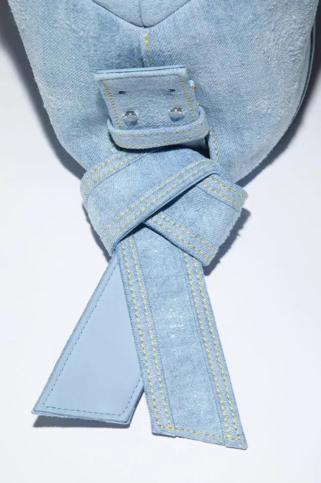 Women Musubi Mini Shoulder Bag Light Blue Acne Studios Bags