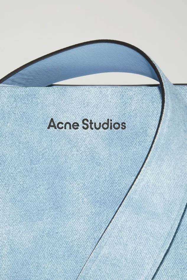 Women Musubi Mini Shoulder Bag Light Blue Acne Studios Bags