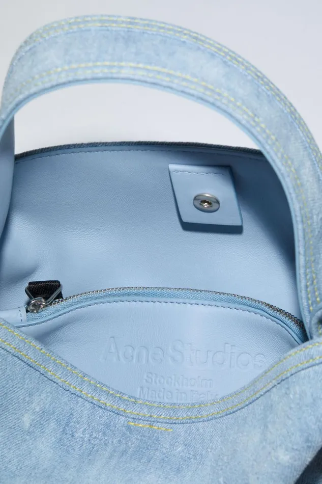 Women Musubi Mini Shoulder Bag Light Blue Acne Studios Bags