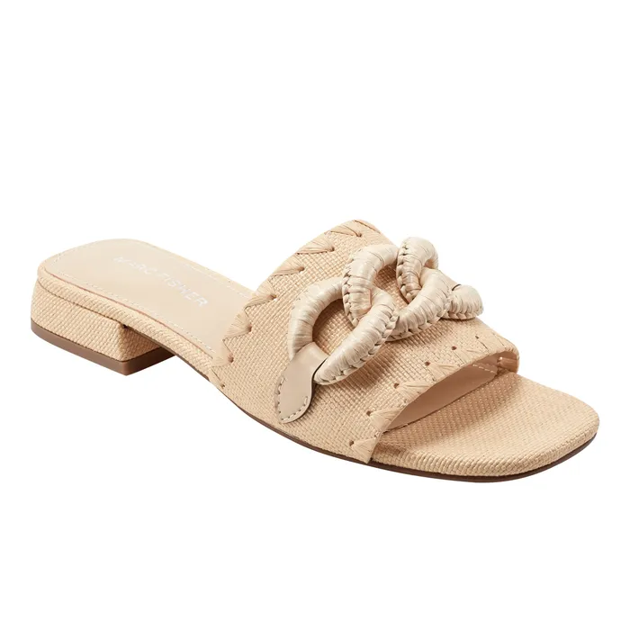 Women Myami Slide Sandal Light Natural Mules and Slides Marc Fisher