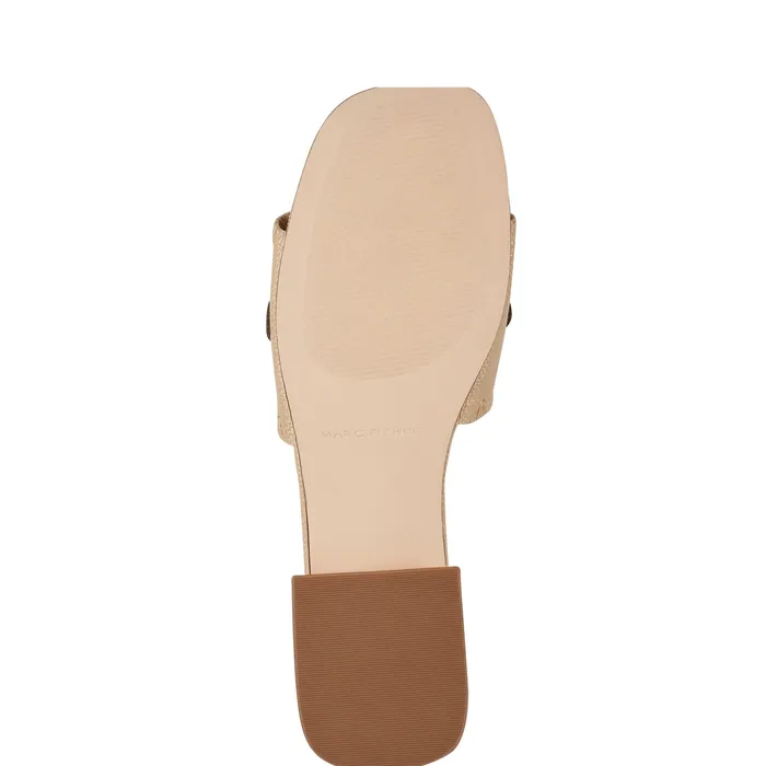 Women Myami Slide Sandal Light Natural Mules and Slides Marc Fisher