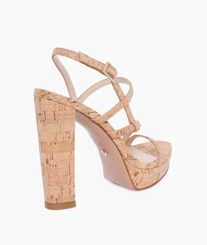 Women Patsi Platform 8211 Natural Pelle Moda High Heels Women Patsi Platform 8211 Natural Pelle Moda High Heels