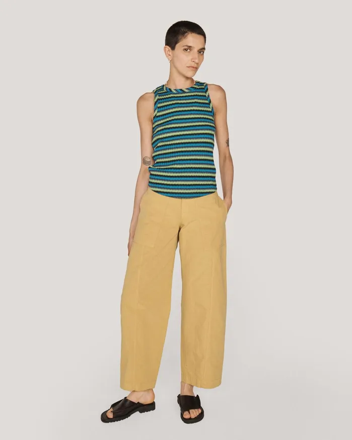 Women Peggy Trouser Sand YMC Trousers