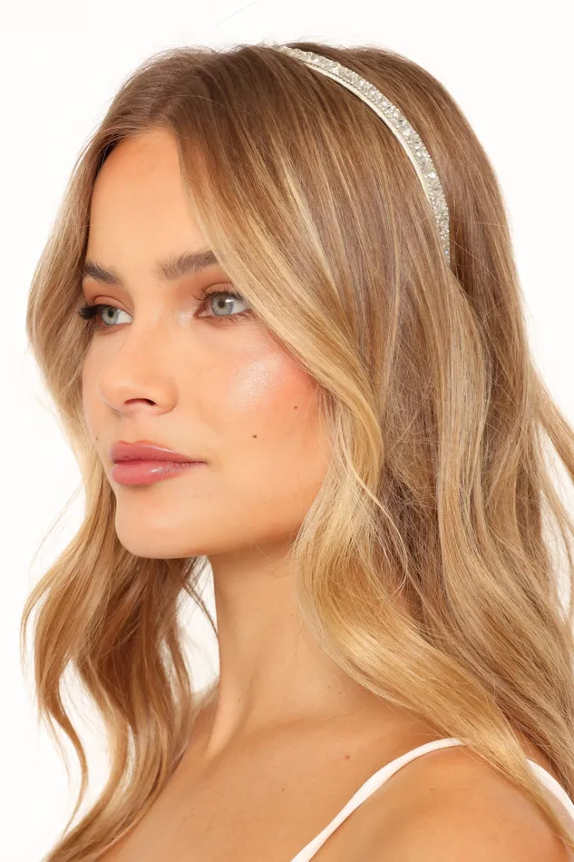 Women petalandpup Kellen Headband 8211 Silver Silver Hair Accessories