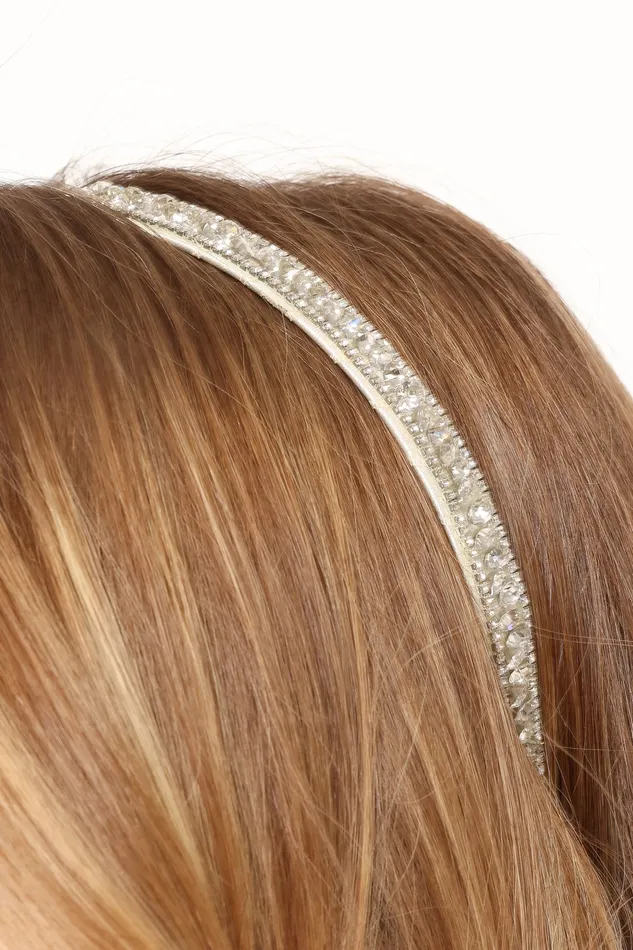 Women petalandpup Kellen Headband 8211 Silver Silver Hair Accessories