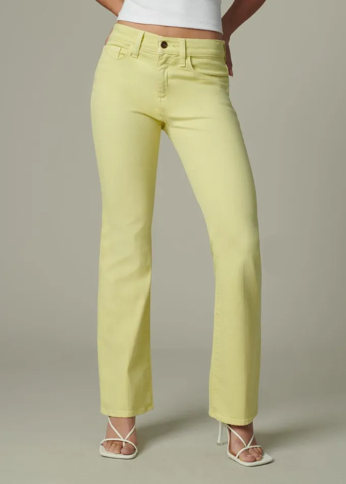 Women Petite Joe039s Jeans THE PROVOCATEUR Lemongrass