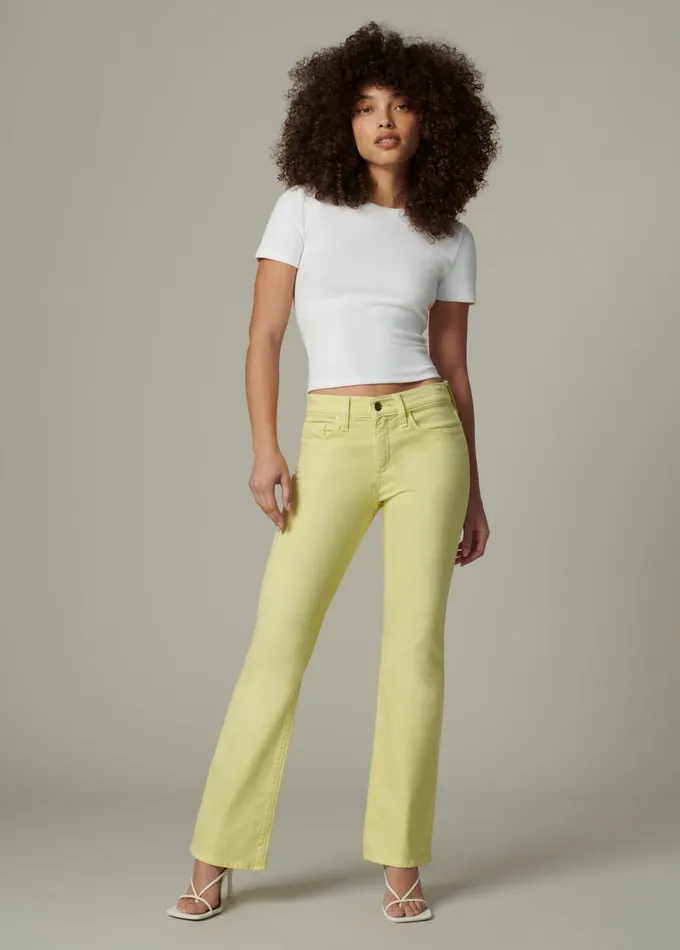 Women Petite Joe039s Jeans THE PROVOCATEUR Lemongrass