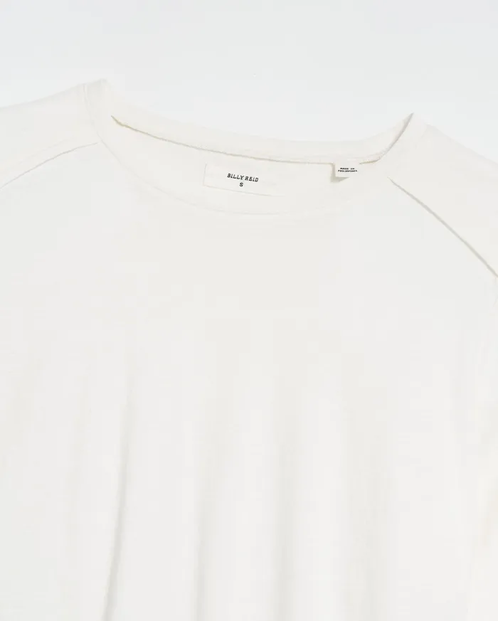 Women Pleat Sleeve Knit Ivory Billy Reid Tops