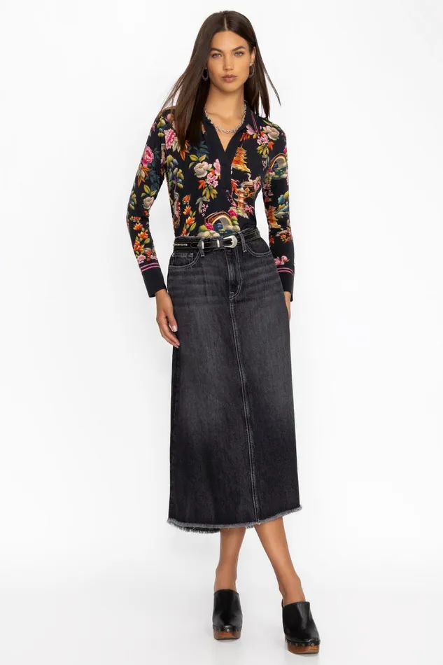 Women Plus Size Johnny Was THE JANIE FAVORITE SPLIT FRONT COLLARED HENLEY Soundbath Women Plus Size Johnny Was THE JANIE FAVORITE SPLIT FRONT COLLARED HENLEY Soundbath