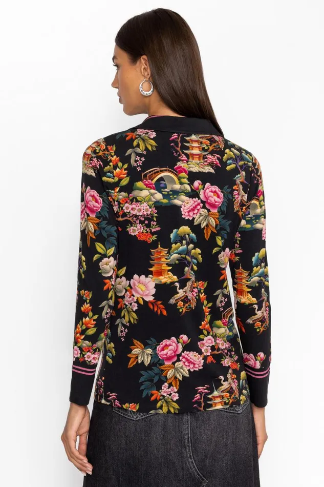 Women Plus Size Johnny Was THE JANIE FAVORITE SPLIT FRONT COLLARED HENLEY Soundbath Women Plus Size Johnny Was THE JANIE FAVORITE SPLIT FRONT COLLARED HENLEY Soundbath