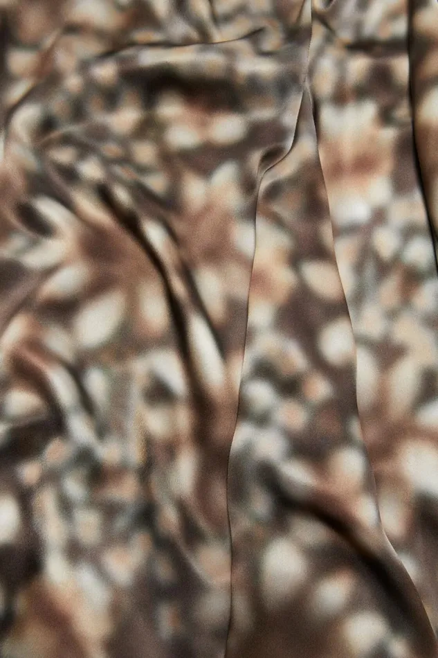 Women Print Sleeveless Dress Brown Acne Studios Dresses