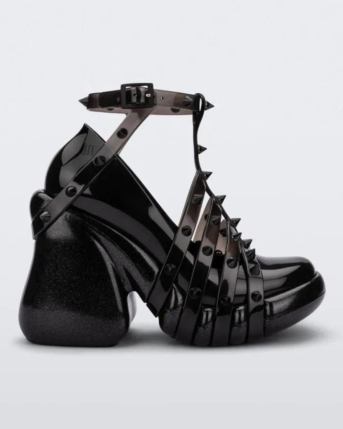 Women Punk Love Heel Blackclear Black Melissa Platforms