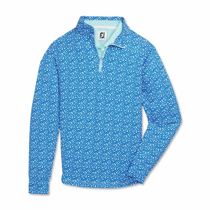 Women QuarterZip Floral MidLayer Women Base MidLayers FootJoy