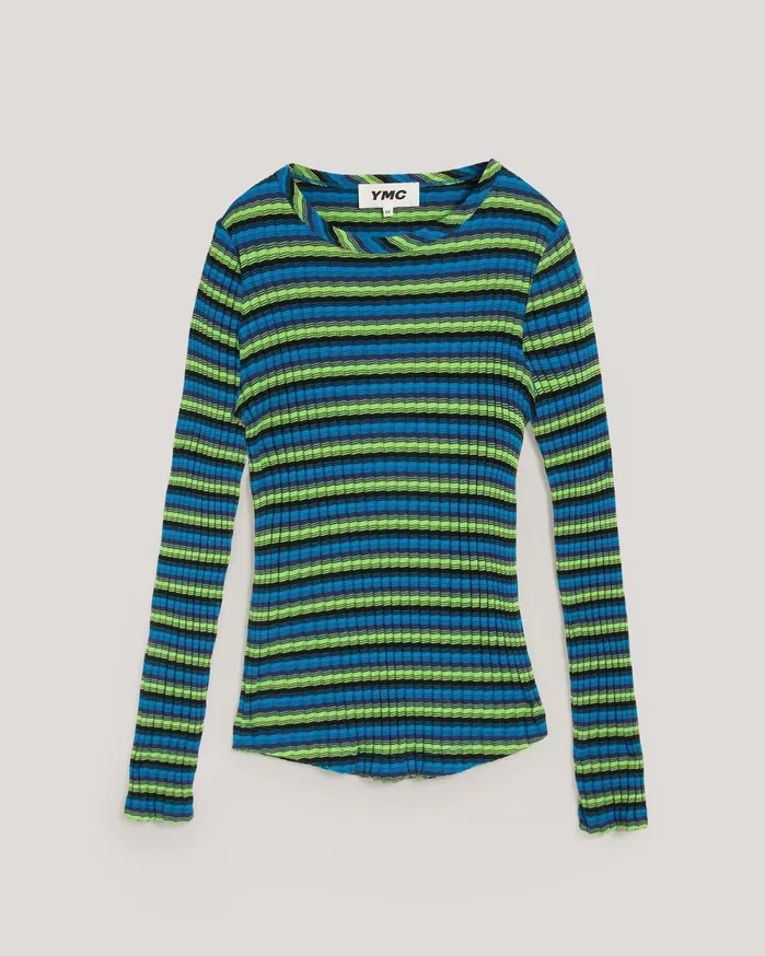 Women Raindrops Stripe Top Multi YMC Tops and TShirts