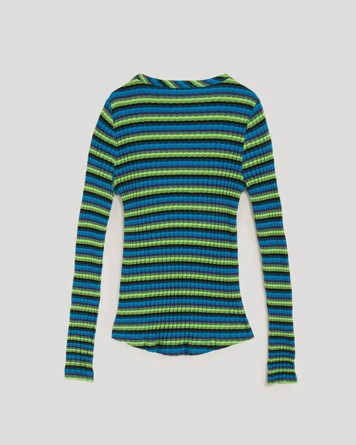 Women Raindrops Stripe Top Multi YMC Tops and TShirts
