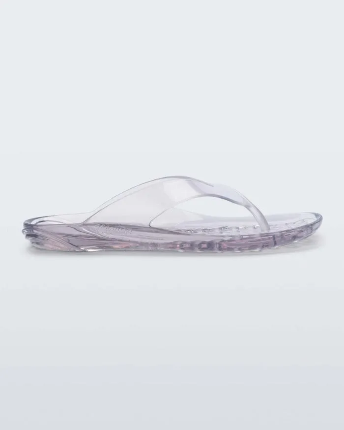 Women Real Jelly Flip Flop Clear Melissa Flip Flops