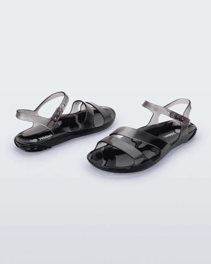Women Real Jelly Sandal Black Melissa Sandals