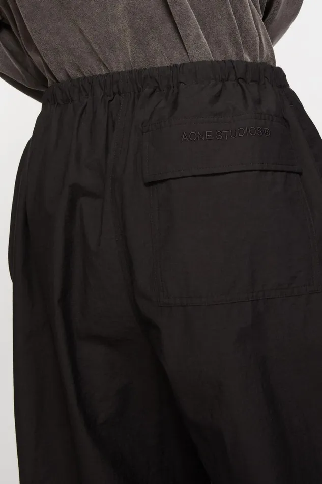 Women Relaxed Fit Trousers Black Acne Studios Trousers